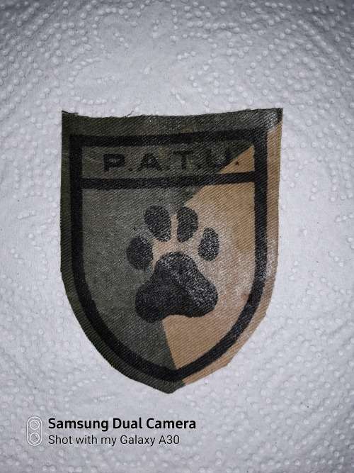 PATU print on original Rhodesian camo